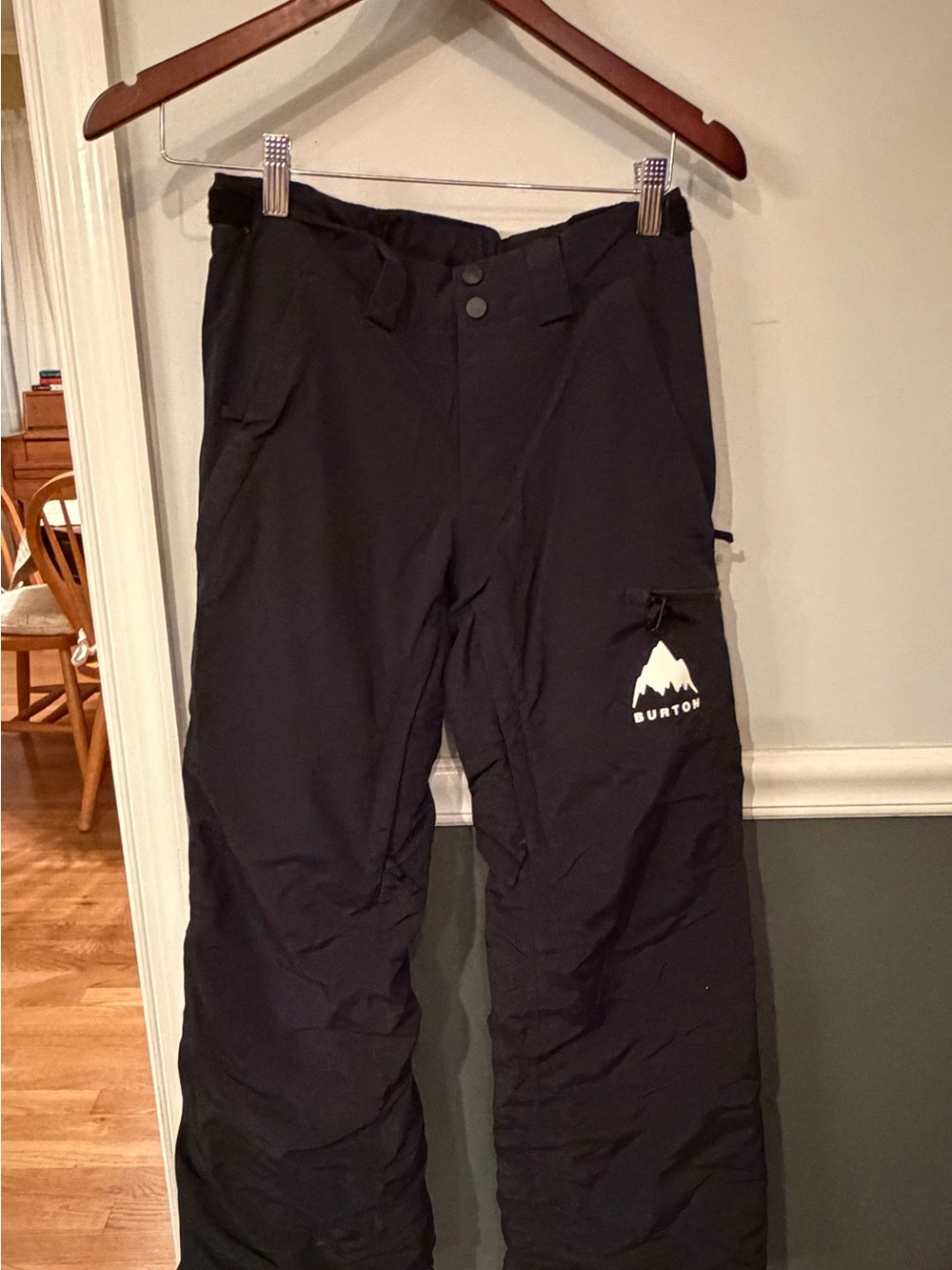 Burton Kids Skylar 2L Black Snow Pants with Mountain Logo